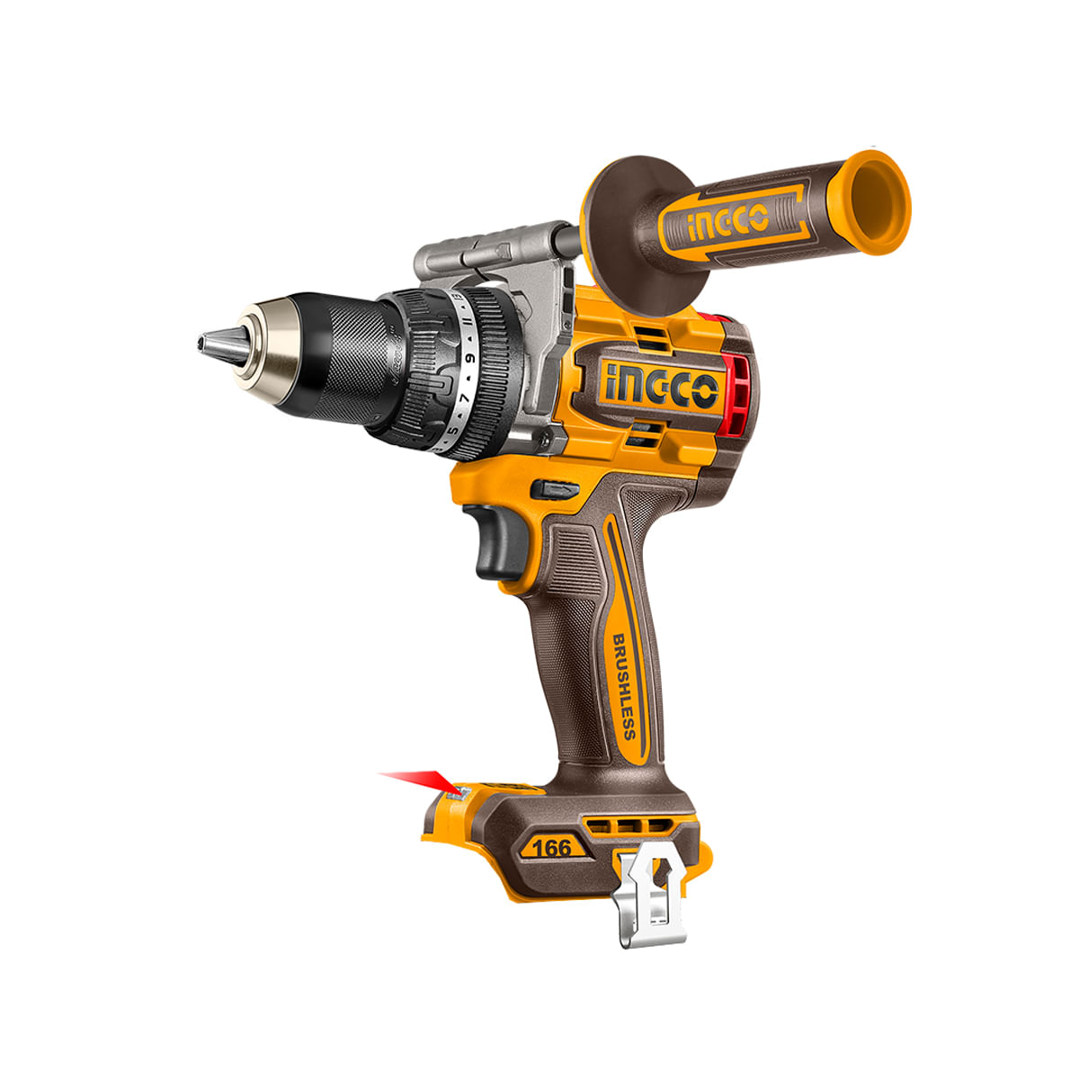 Parafusadeira/Furadeira BL 166Nm Bateria 20V Linha P20S INGCO