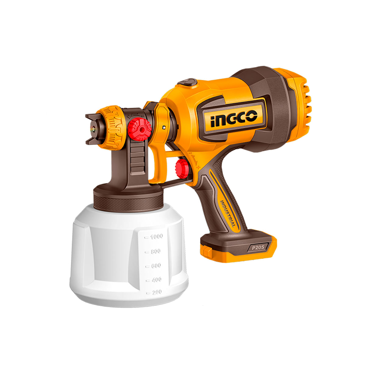 Pistola de Pintura INGCO à Bateria 20V Linha P20S sem Bateria