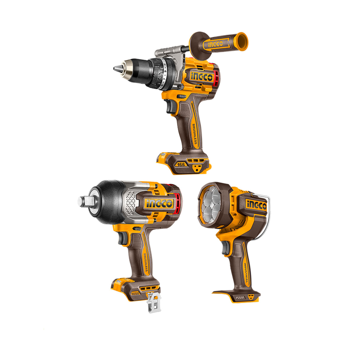 Combo BL INGCO 3/4" à Bateria 20V 3 Peças