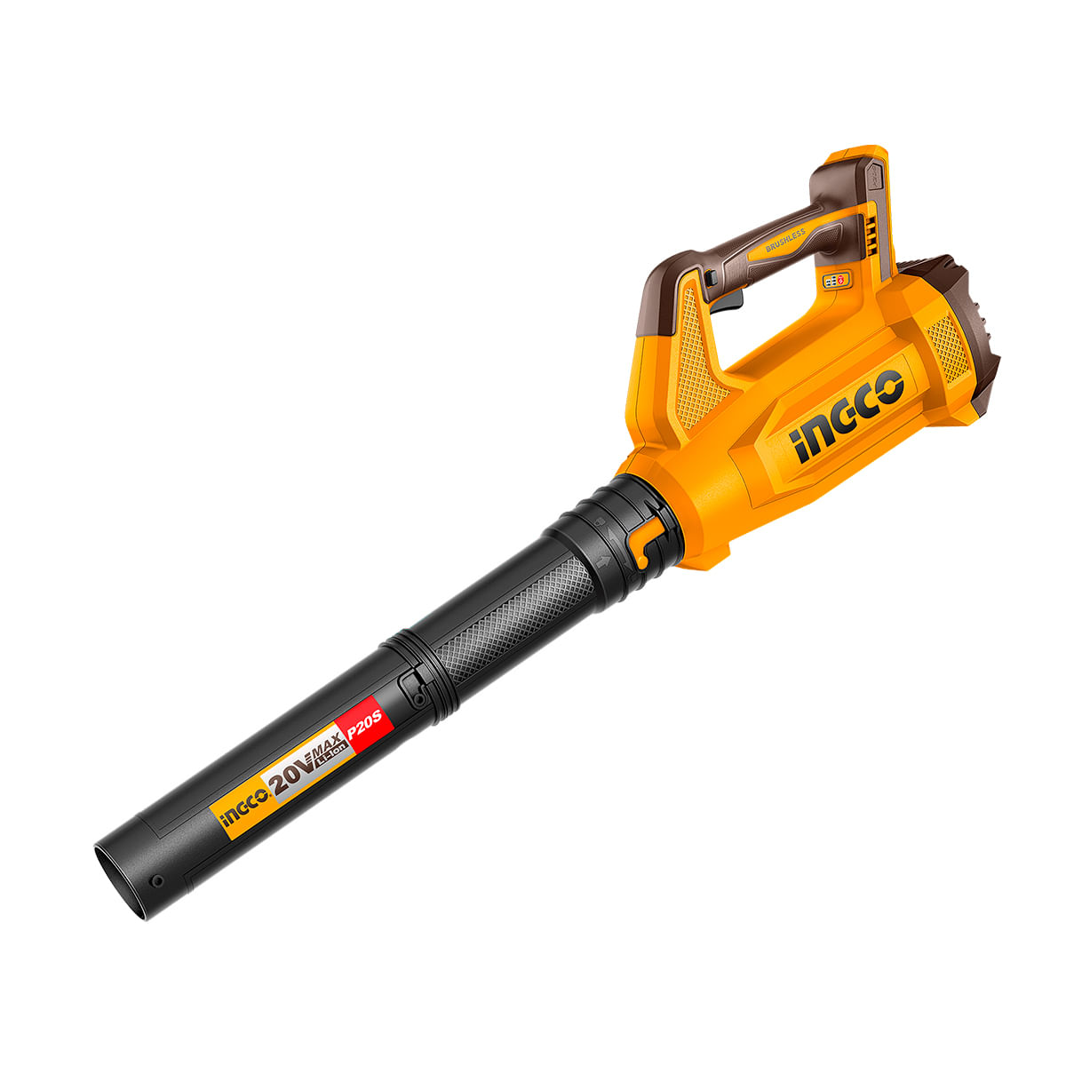 Soprador 11,5m³/min 4 Velocidades Bateria 20V Linha P20S com 2 Baterias 4Ah INGCO