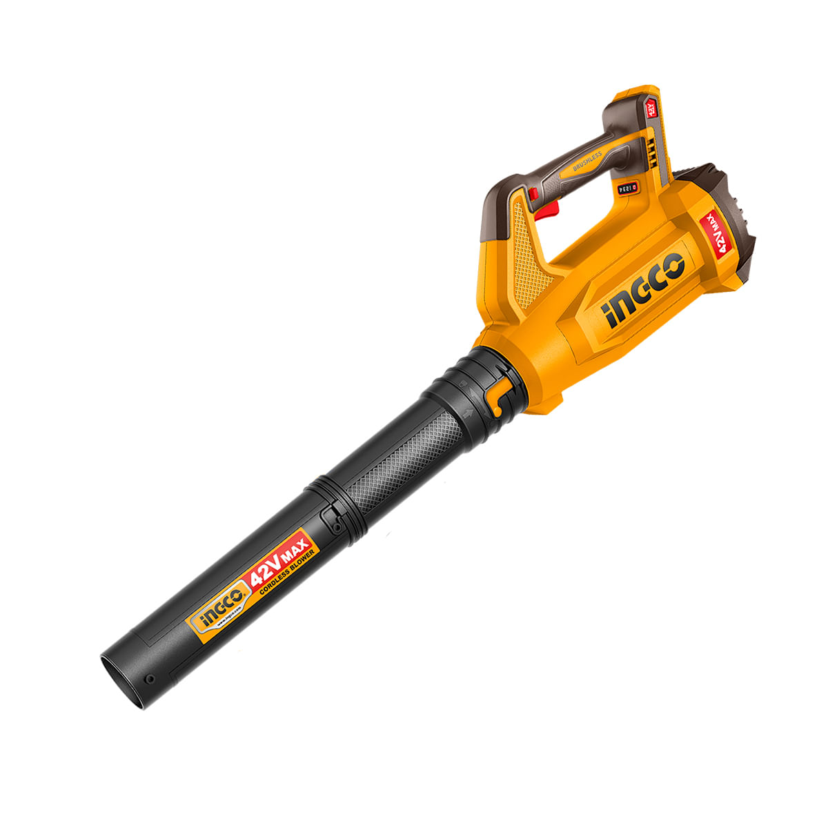 Soprador Brushless 12,7m³/min 42V com 2 Baterias 2Ah e Carregador INGCO