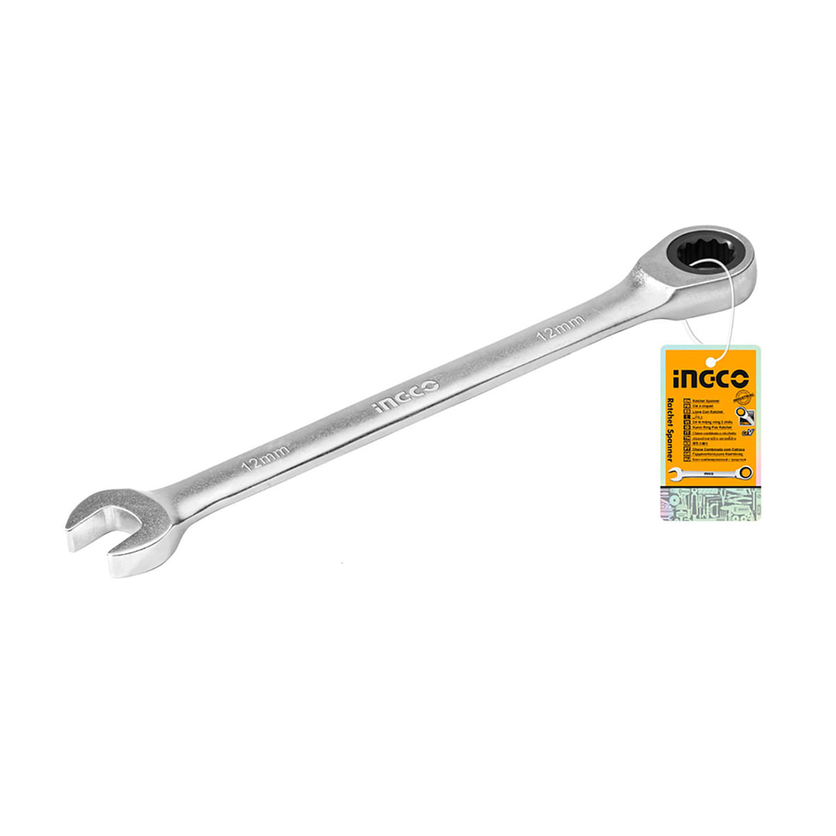 Chave Combinada Catraca 12mm CR-V INGCO