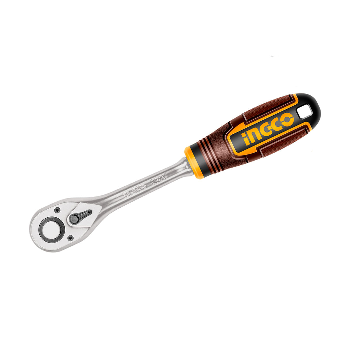 Chave Catraca Reversível 10" Encaixe 1/2" 45 Dentes CR-V INGCO