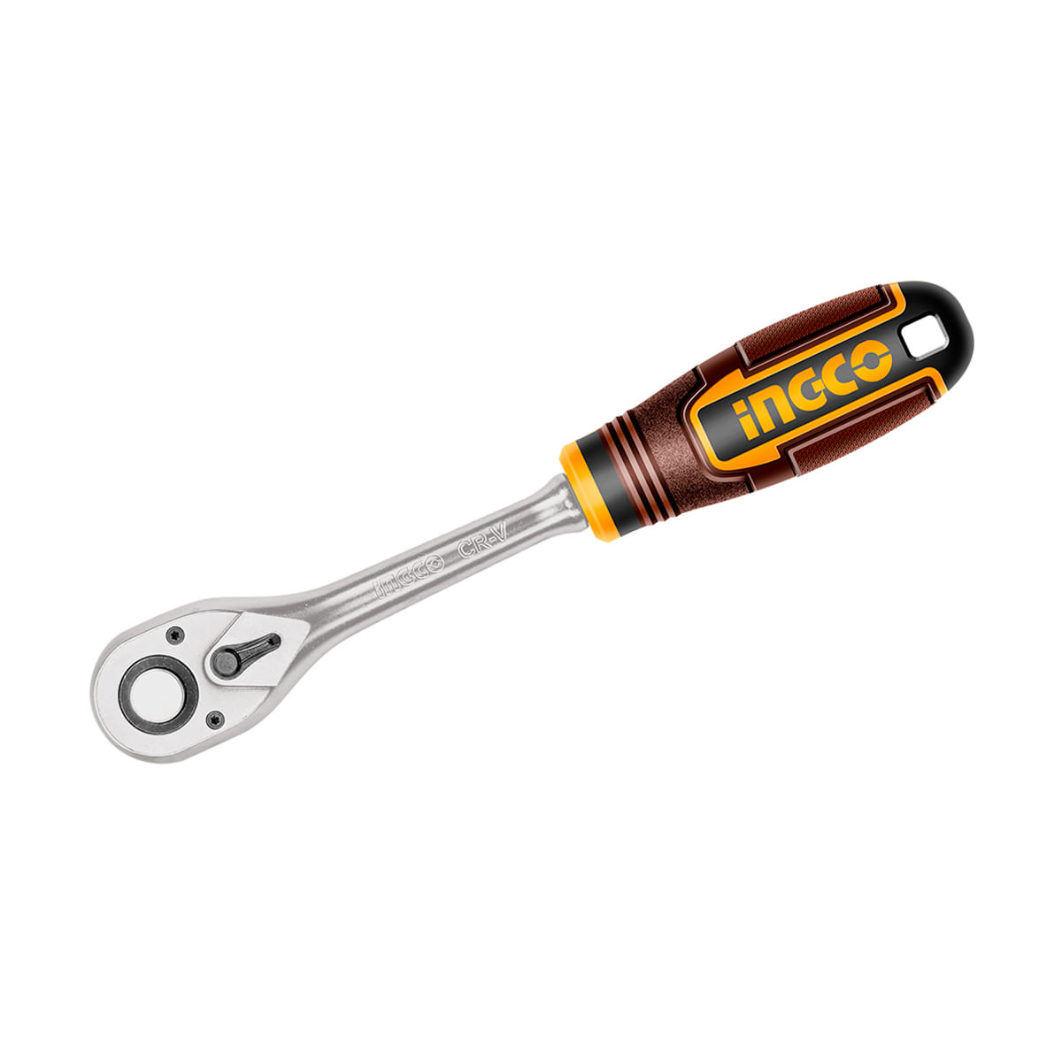 Chave Catraca Reversível 6" Encaixe 1/4" 45 Dentes CR-V INGCO