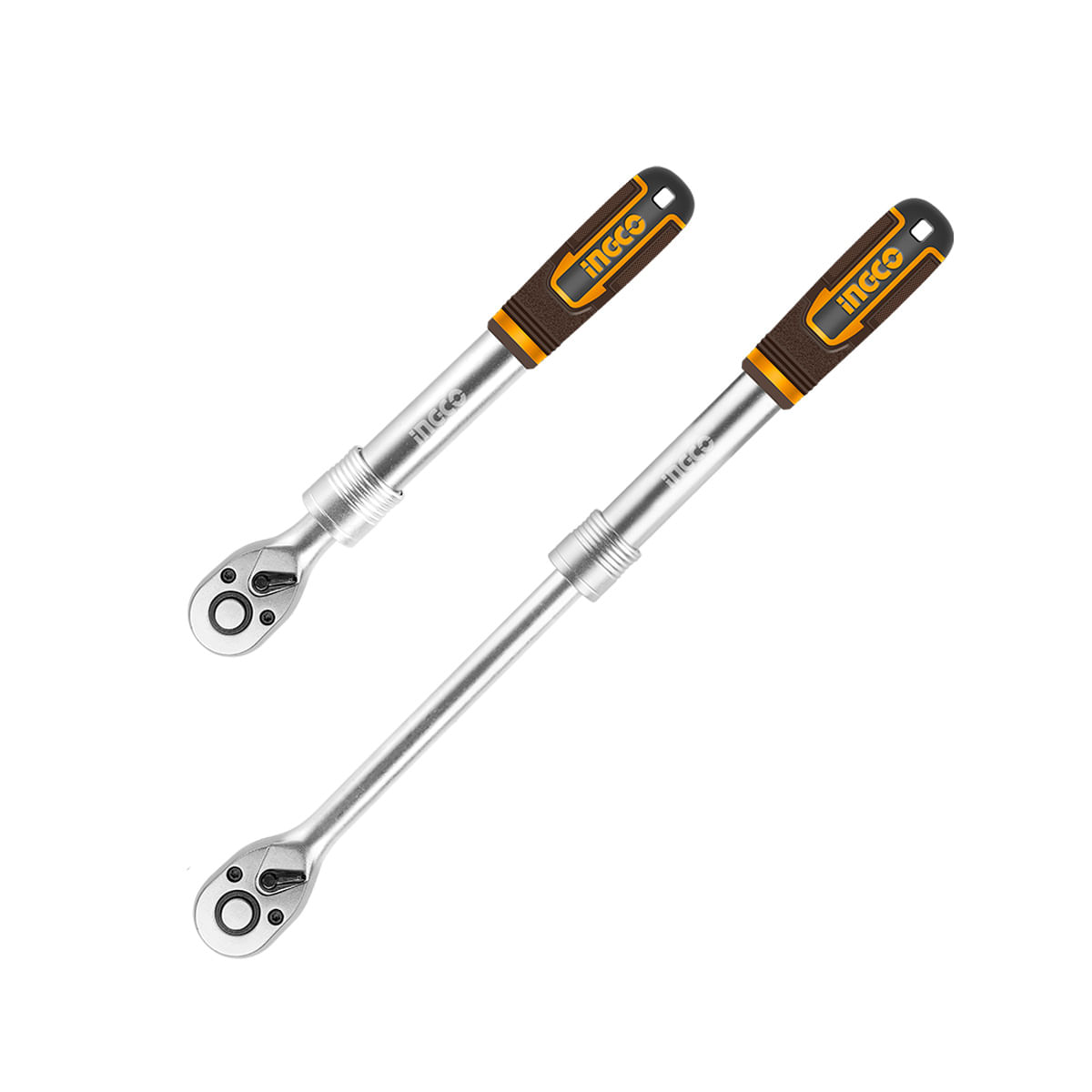 Chave Catraca Telescópica 12-18" Encaixe 1/2" 72 Dentes INGCO