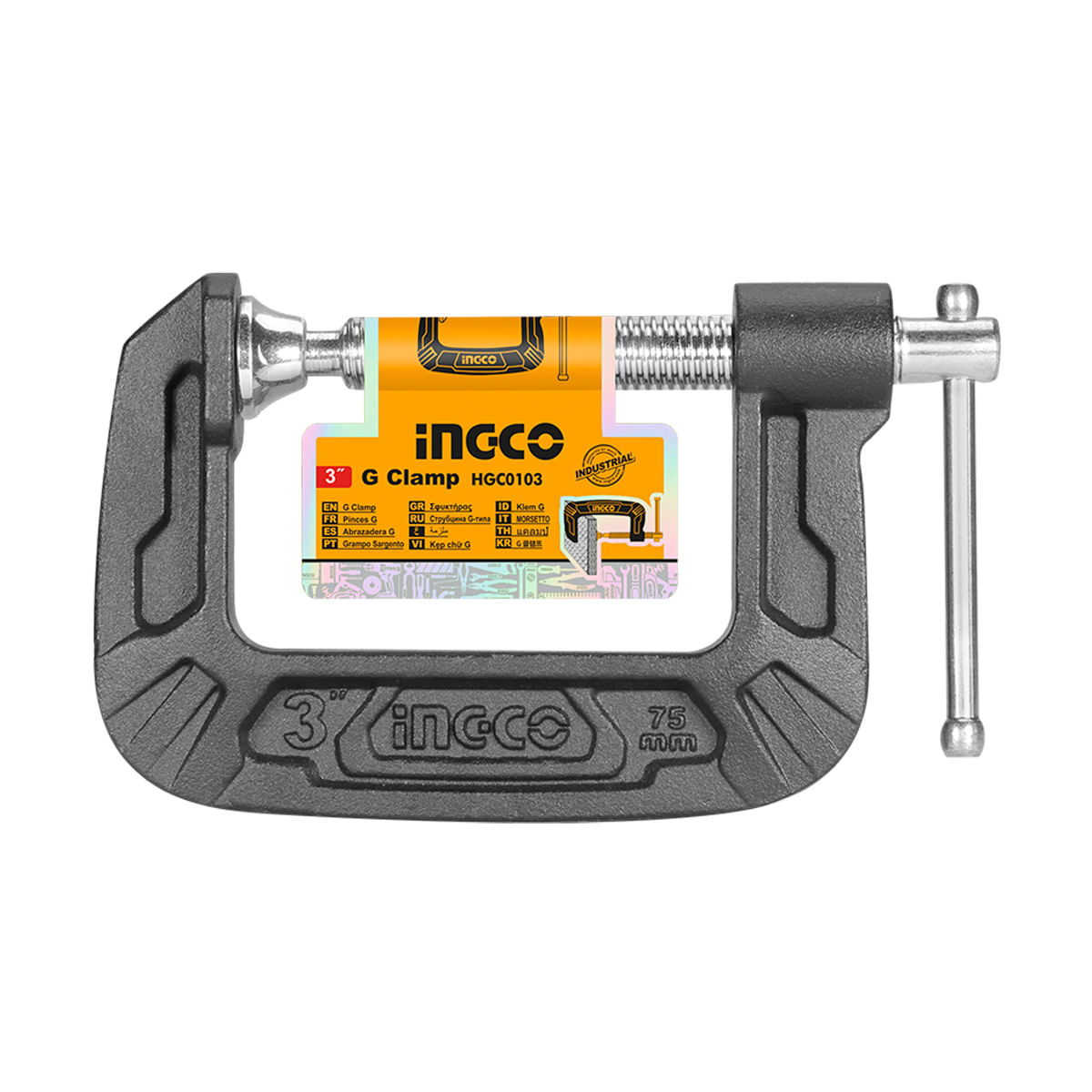 Grampo Sargento 3" 75mm INGCO