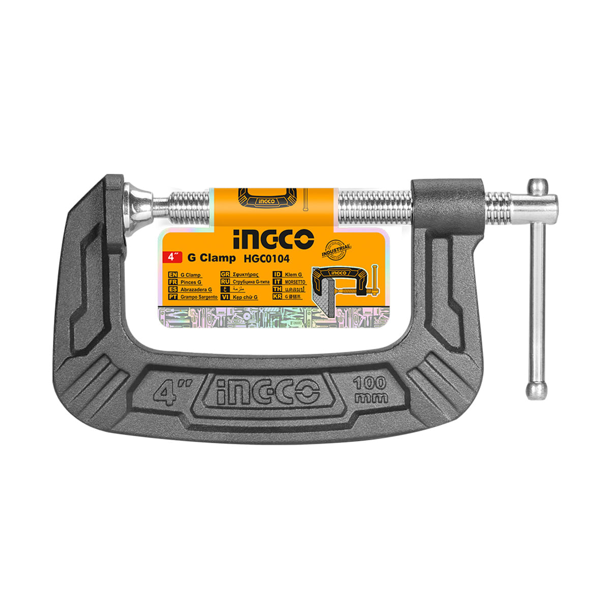 Grampo Sargento 4" 100mm INGCO